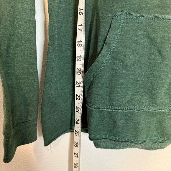 Green Bay Packers NFL V Neck Fleece Hooded Sweatshirt Size Large - Picture 2 of 5